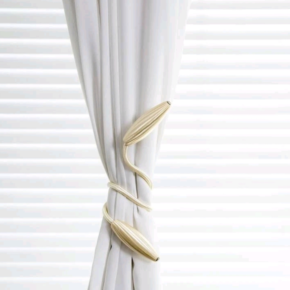 Gold curtain tie backs